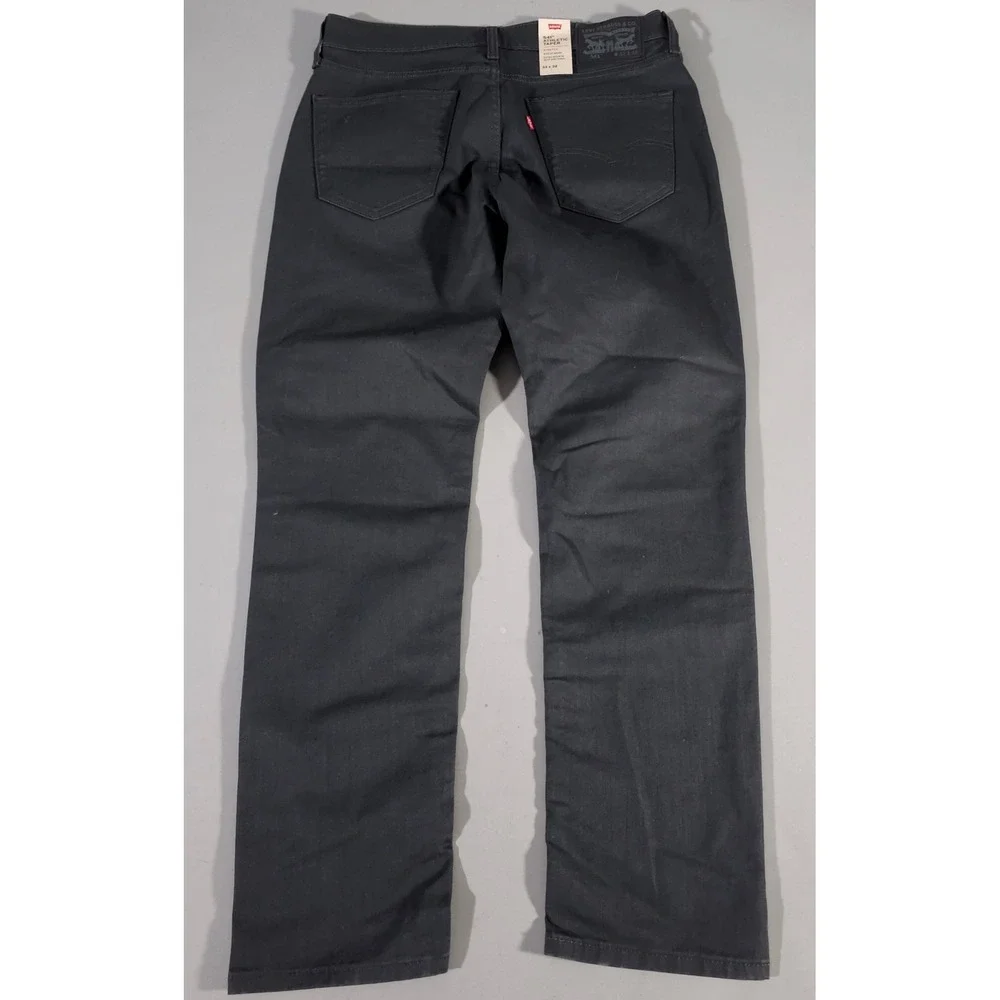 Levi's 541 Athletic Taper Pants Mens 33x32 Black Stretch 181810005 New NWT